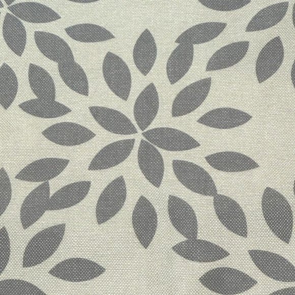 Unbranded 1 Pillowcase Cover Beige Grey Leaf Pattern Handmade Zip Closure Home - Picture 2 of 6